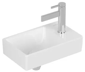 Villeroy & Boch Avento fontein 1 kraangat rechts zonder overloop 36x22cm ceramic+ wit 43003lr1