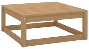 vidaXL Tuinvoetenbank 70x70x30 cm massief grenenhout honingbruin