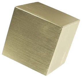 Moderne wandlamp goud met lichteffect - Cube Design, Modern G9 kubus / vierkant Binnenverlichting Lamp