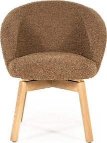 Eleonora Livia Eetstoel Hout Frame Bruin