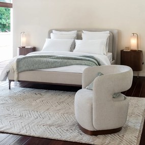 Bed met hoofdbord en lattenbodem, Jabote