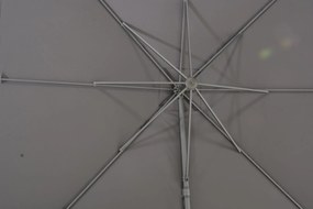 4 Seasons Outdoor Siesta PREMIUM 300 x 300 cm parasol charcoal, antraciet frame Parasol   antraciet weerbestendig
