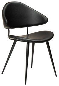 Dan-Form Napoleon Design Eetkamerstoel Zwart Kunstleer