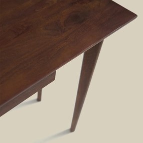 Houten Kaptafel Met Lade Vintage - 110 X 40cm.