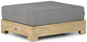 Chaise Loungeset Teak Old teak greywash 2 personen Santika Furniture Santika