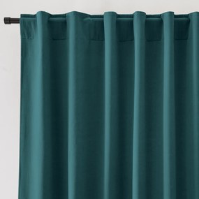 Fluwelen gordijn afgewerkt met verdekte lussen, Velvet