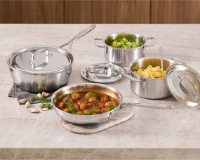 Demeyere 5-Plus Potten- en pannenset, 4-delig - 5-Plus - Demeyere