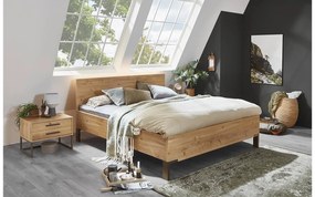 Goossens Bedframe Hertog, 140 x 210 cm hoog hoofdbord 97 cm