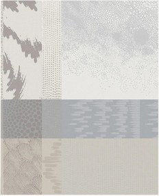 Jacquard placemats Mille Matieres Vapeur met acryl coating, 4-delig