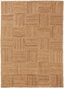 Handgeweven juten vloerkleed Jutta