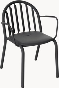 Stapelbare tuinstoelen Fred's met armleuning, 2-delig