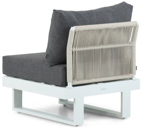 Hoek loungeset 6 personen Aluminium Wit  Lifestyle Garden Furniture Lorenzo