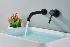 Inbouw wastafelkraan Rea Lungo Long Black + BOX