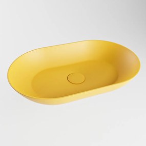 Mondiaz Onni Solid Surface waskom 55x35cm ocher