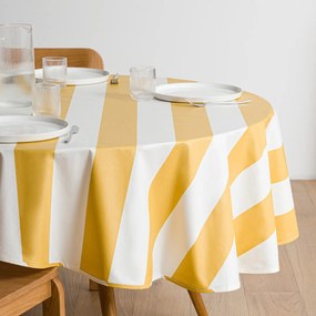 Rond tafelkleed in gecoat katoen, Hendaye