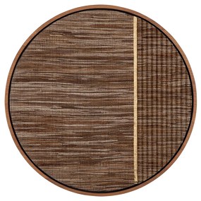 Must Living Contemporary Gold Rond Wandpaneel Bruin Met Goud Small