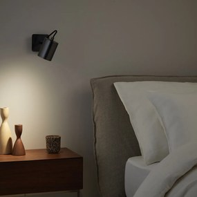 Verstelbare spot wandlamp grafiet afwerking, Girevole