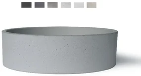 Urbi et Orbi Circum opbouw wastafel 39x12cm lichtgrijs