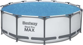 Bestway drijvende solar cover/afdekzeil - rond - Diameter 356 cm