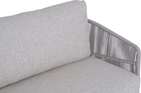 Stoel en Bank Loungeset 5 personen Rope Grijs  4 Seasons Outdoor Florence