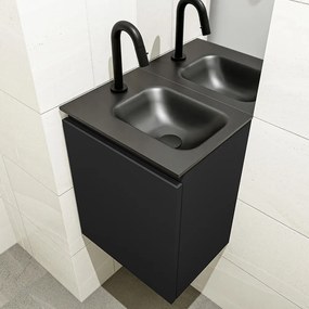 Mondiaz Olan 40cm toiletmeubel urban met wastafel urban rechts 1 kraangat