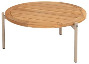 4 Seasons Outdoor Yoga salontafel latte Ø 73 cm (H 35 cm)  Loungetafel    beige weerbestendig