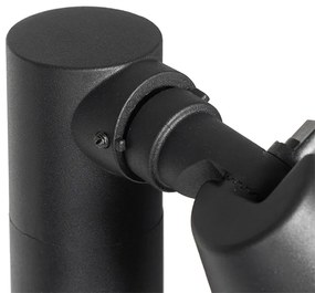 Modern buiten paaltje zwart 100 cm IP44 verstelbaar - Ciara