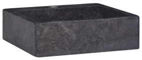 vidaXL Gootsteen 40x40x12 cm marmer zwart