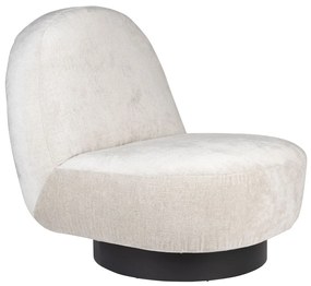 Zuiver Eden Sand Ronde Fauteuil Draaibaar Zandkleur