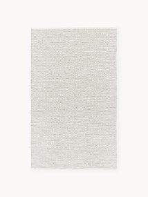 Handgeweven indoor & outdoor vloerkleed Rika met vintage ruitjesmotief