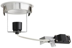 Set van 6 Moderne inbouwspot wit kantelbaar AR70 - Cisco