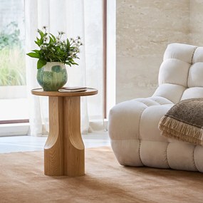 Stigido massief eiken en gefineerd bijzettafeltje