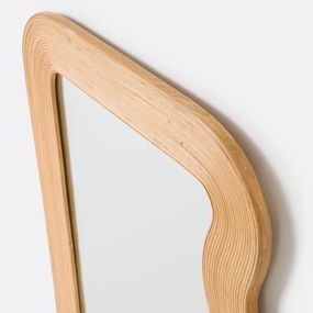 Spiegel in bamboeH90 cm, Ondara