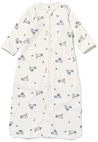 HEMA Baby Slaapzak Met Afritsmouwen Katoen Auto&apos;s Beige (beige)