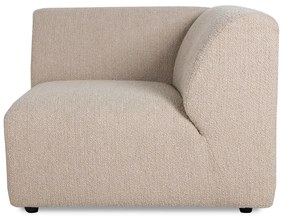 HKliving Jax Bankelement Right End, Boucle Taupe