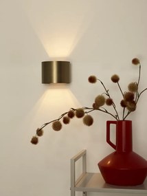 Lucide Xio wandlamp halfrond 10x10cm G9 bruin