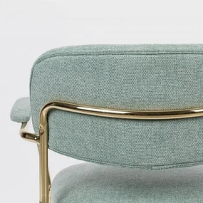 White Label Living Lounge Stoel Jolien Groen