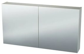 Nemo Spring Nebulo spiegelkast - 100x65x17.8cm - 2 deuren - glazen leggers - met stopcontact - zonder schakelaar - kleur: White Standard 20036966