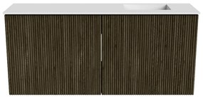 Mondiaz Joya 90cm toiletmeubel shadow met wastafel faye rechts 1 kraangat talc