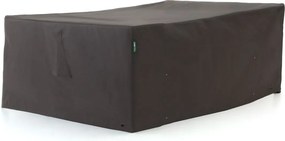 Tuinmeubelhoes geschikt voor Stoel-bank loungeset | Kees Smit  | Kunststof | Grijs - Antraciet | 220x138cm | Kees Smit Tuinmeubelen