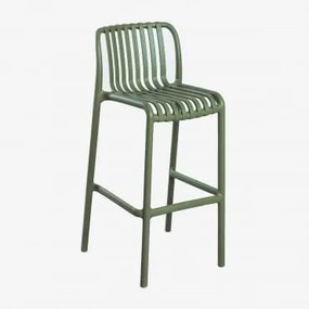 Wendell Stapelbare Hoge Kruk Leger Groen & ↑77 Cm - Sklum
