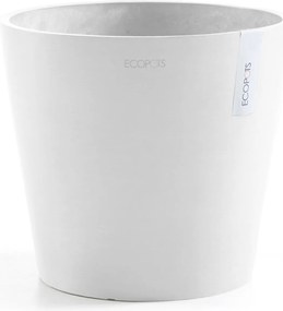 Ecopots bloempot Amsterdam 30 - Rond - Pure White - Diameter 30 x H25,4 cm