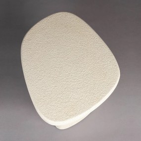 Dutchbone Veda High Witte Bijzettafel Organisch - 57 X 45cm.