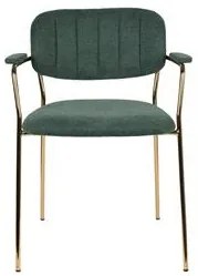 House of Rebels Eetkamerstoel - Roos - Goud/Donkergroen - House of Rebels