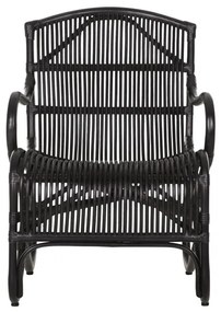 Must Living Como Bohemian Rotan Fauteuil Zwart
