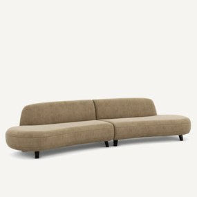 6-zits bank in stonewashed fluweel, Rosebury