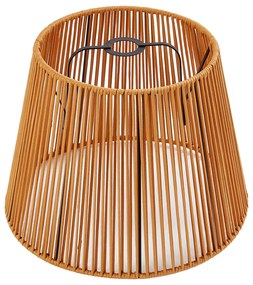 Buiten lampenkap met oranje touw IP54 40/28/30Japandi IP54 rond
