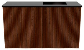Mondiaz Joya 70cm toiletmeubel ruby met wastafel faye rechts zonder kraangat urban
