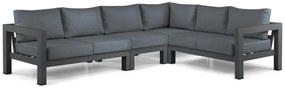 Hoek loungeset 6 personen Aluminium Grijs  Lifestyle Garden Furniture Luca