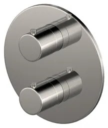 Hotbath Buddy Inbouwthermostaat 2 weg-stop-omstel - Geborsteld Nikkel CB009EXTGN